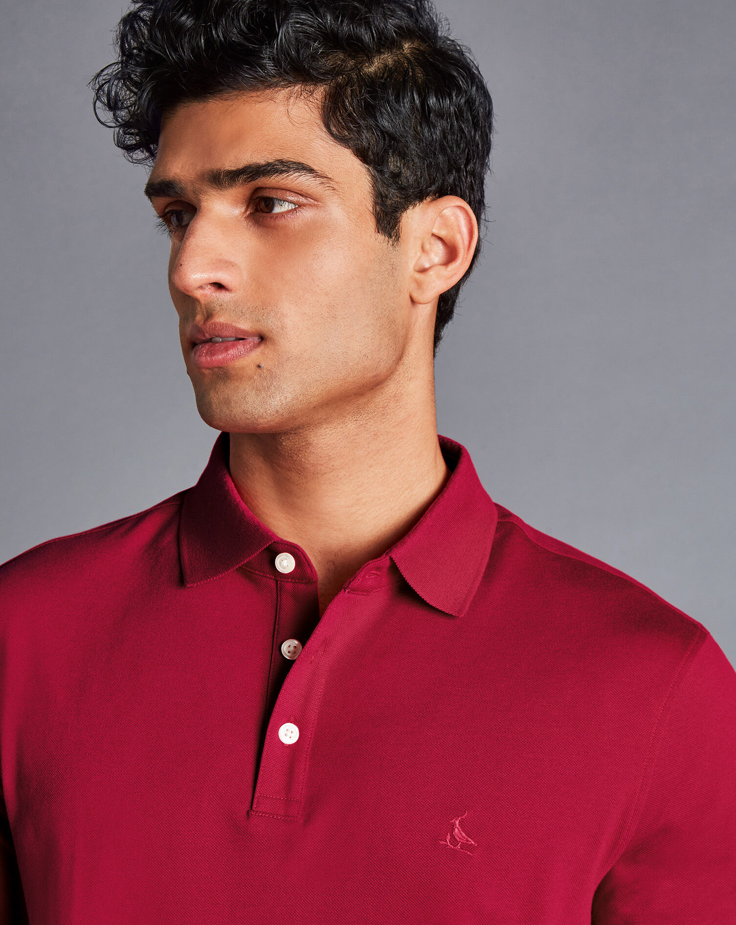 Tyrwhitt Pique Polo - Red