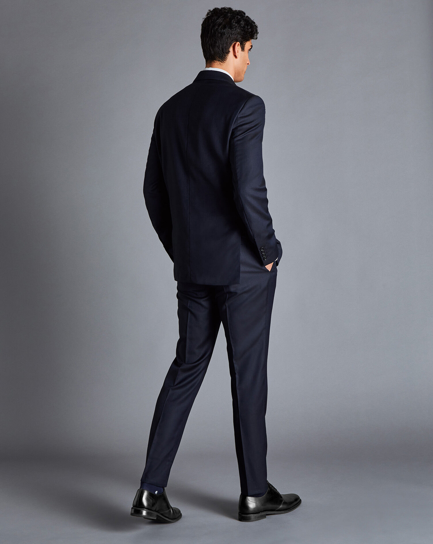 Italian Luxury Suit - Dark Navy