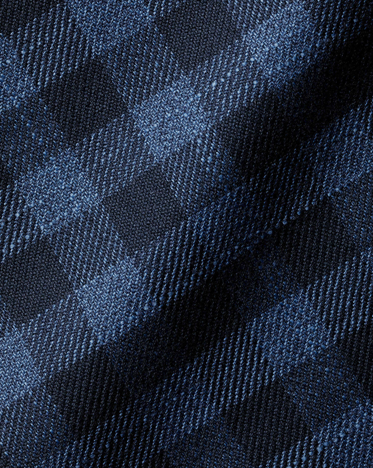 Button-Down Collar Non-Iron Twill Gingham Shirt - Indigo Blue