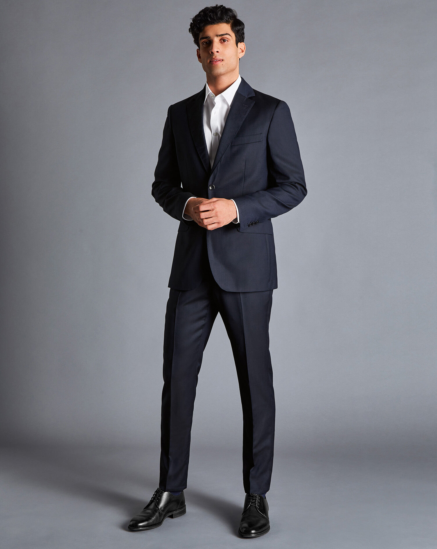 Italian Luxury Suit - Dark Navy