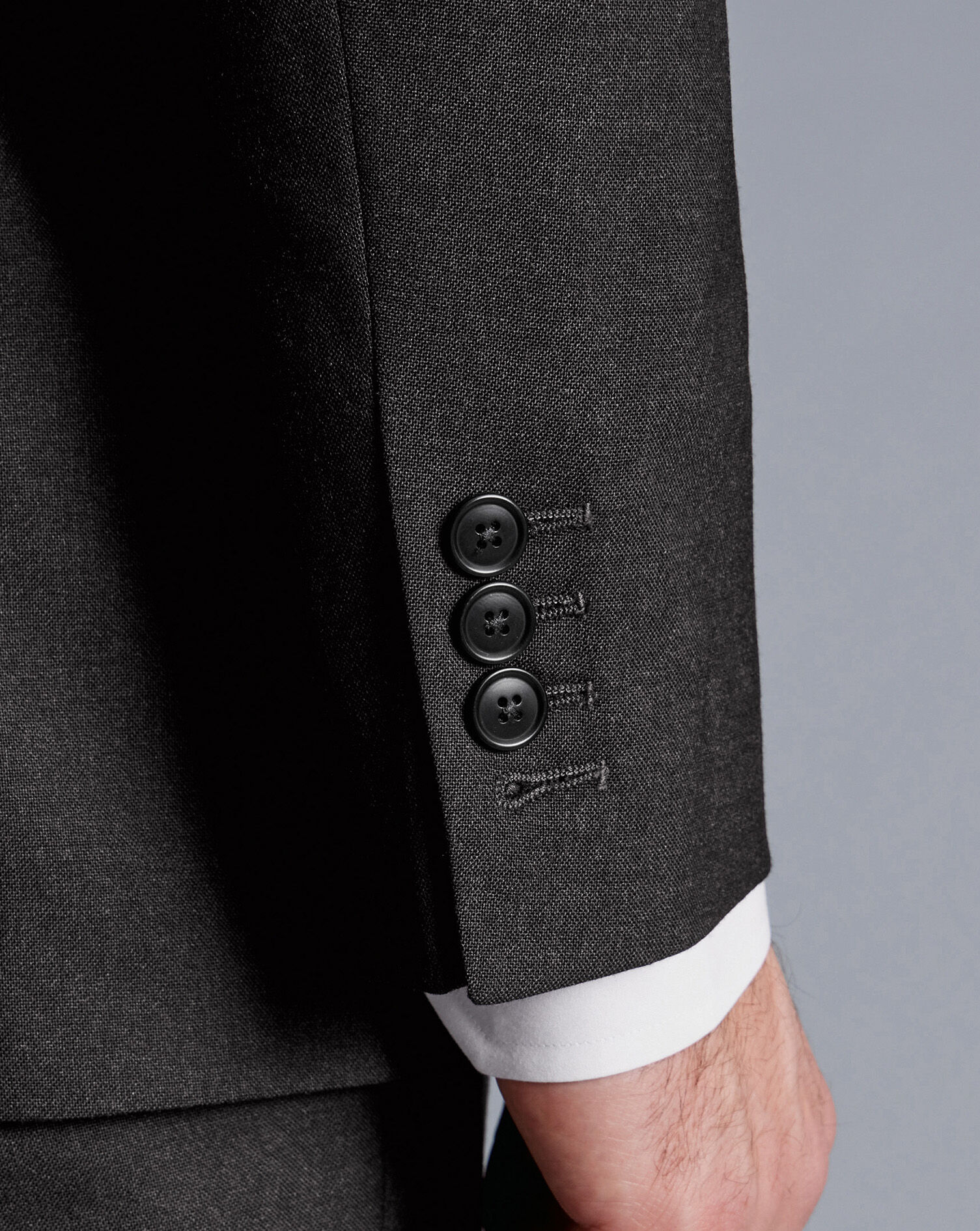 Italian Luxury Suit Jacket - Charcoal Gray