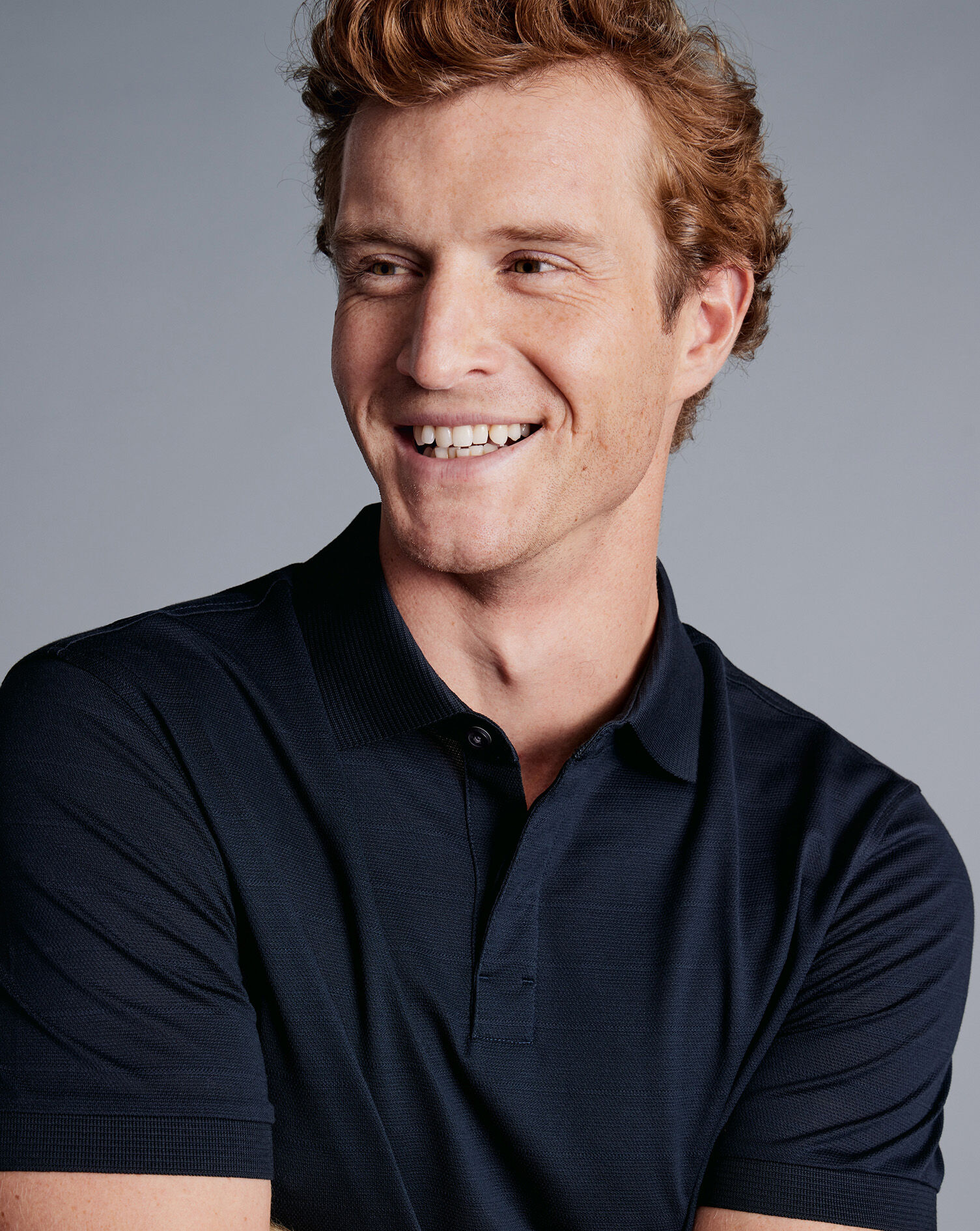 Tyrwhitt Cool Polo - Dark Navy