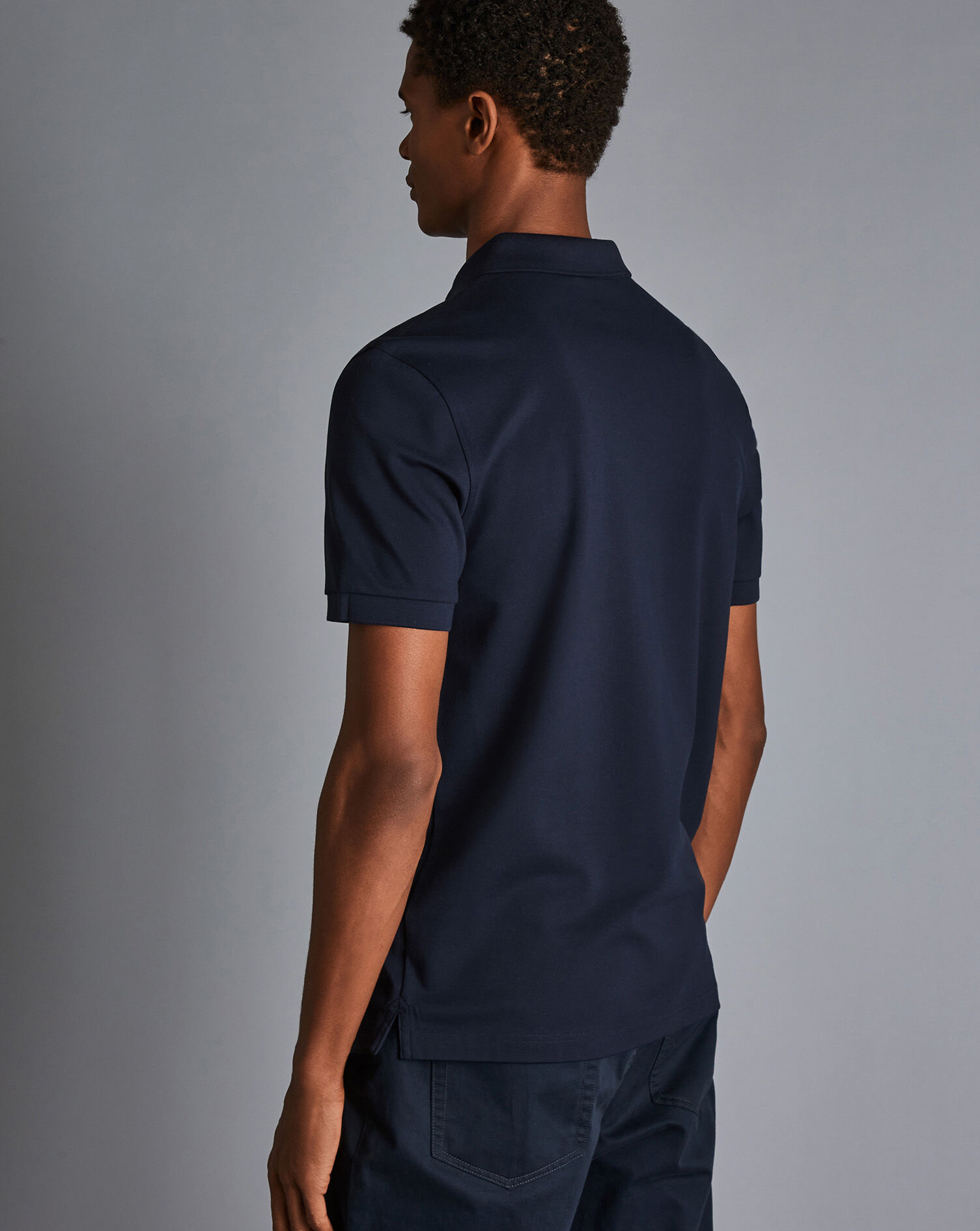 England Rugby Red Rose Pique Polo - Navy