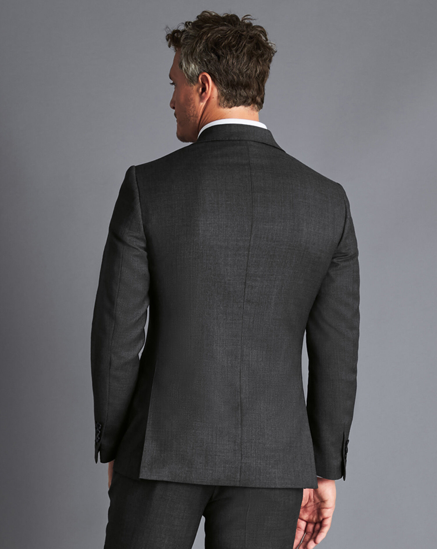 Birdseye Ultimate Performance Suit Jacket - Grey