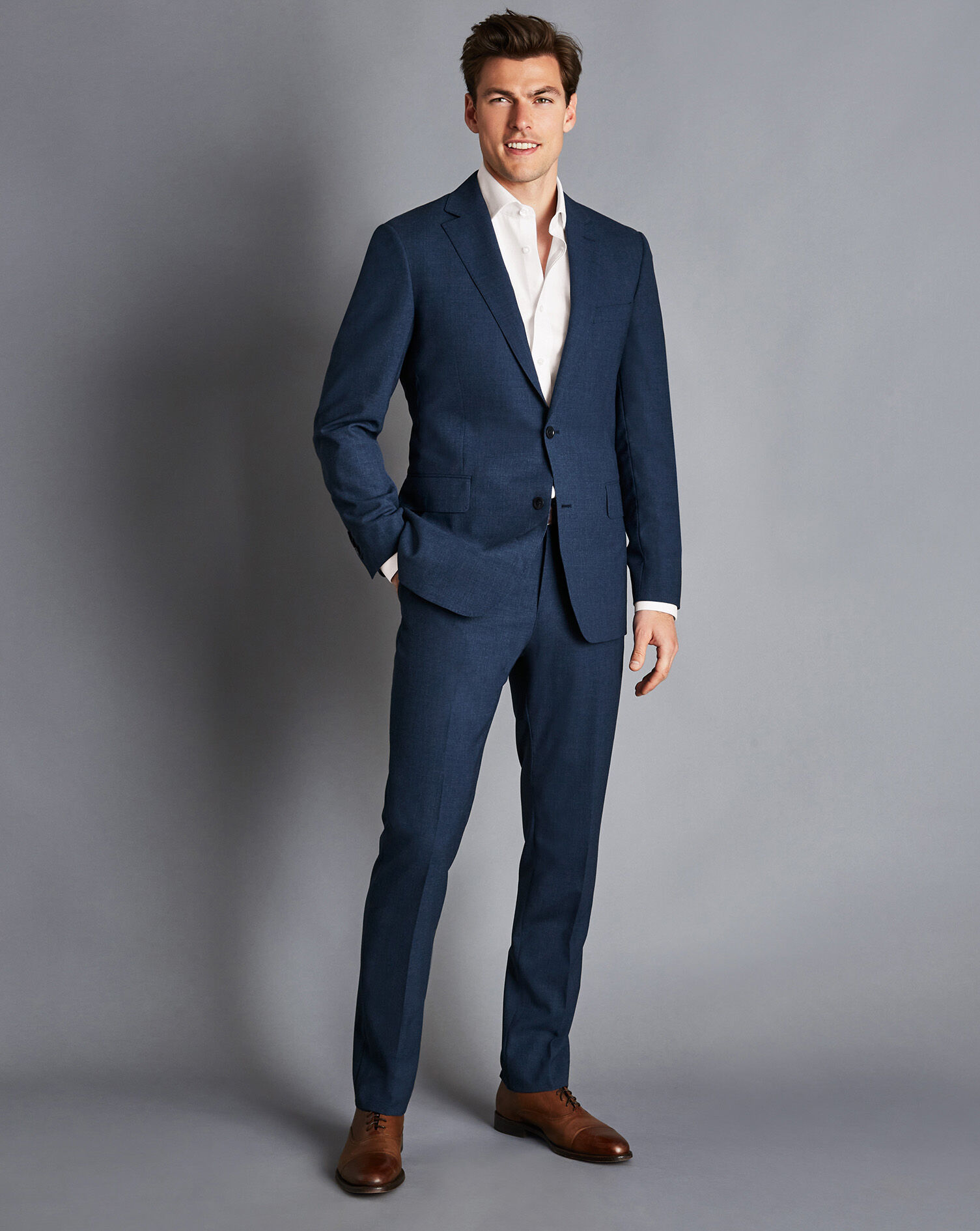 Ultimate Performance Suit Jacket - Steel Blue