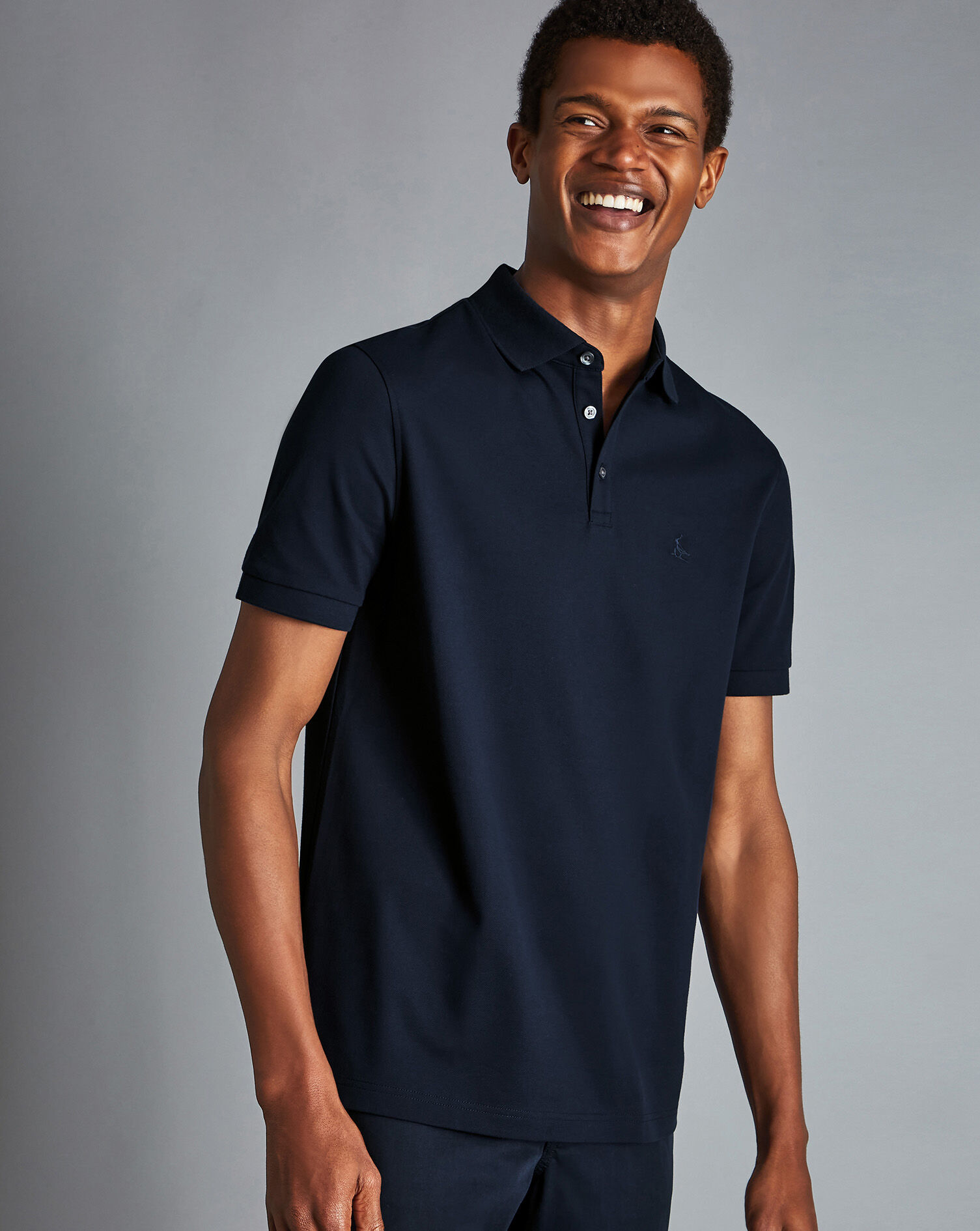 Tyrwhitt Pique Polo - Navy