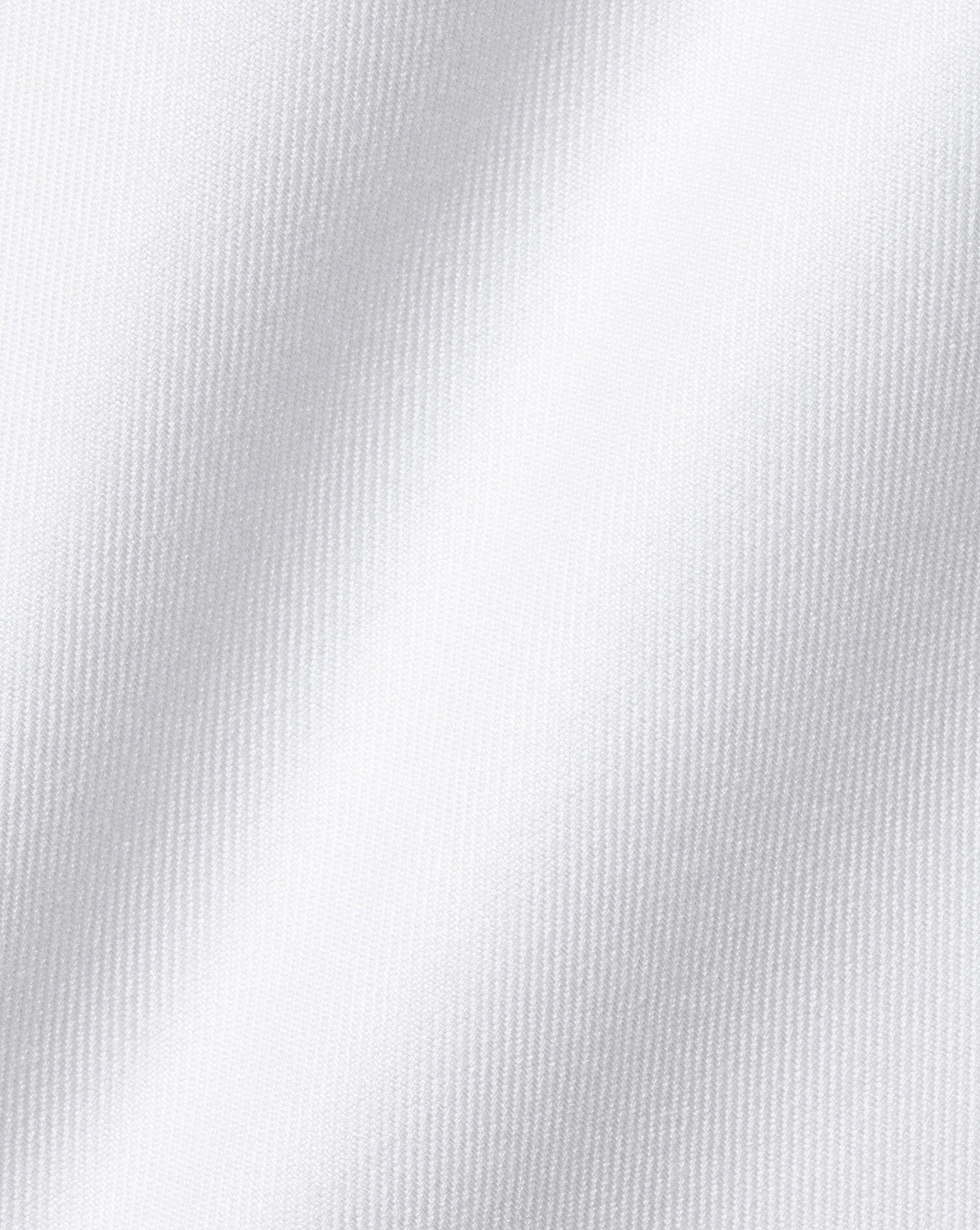 Spread Collar Non-Iron Twill Shirt - White