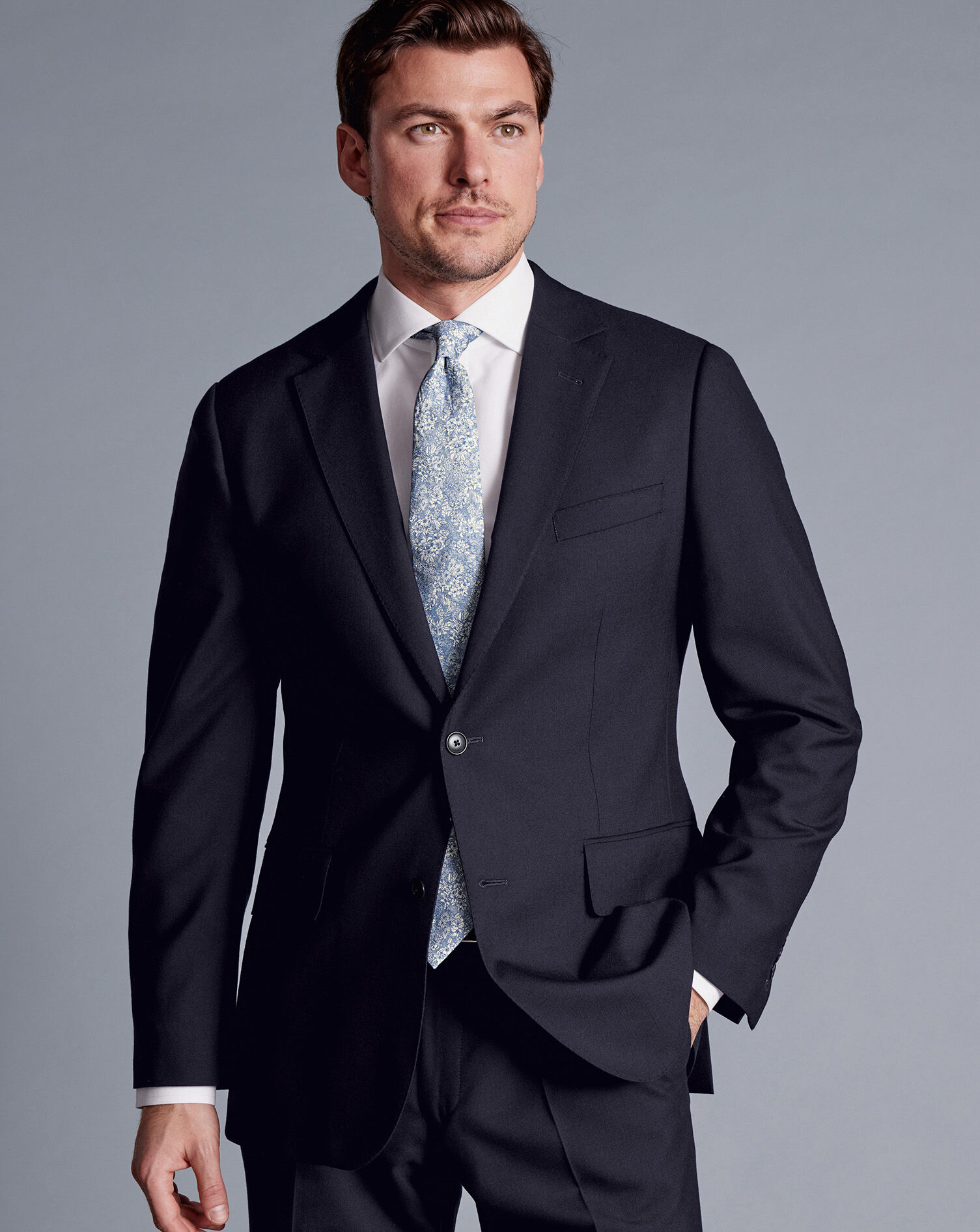 Italian Luxury Suit Jacket - Navy