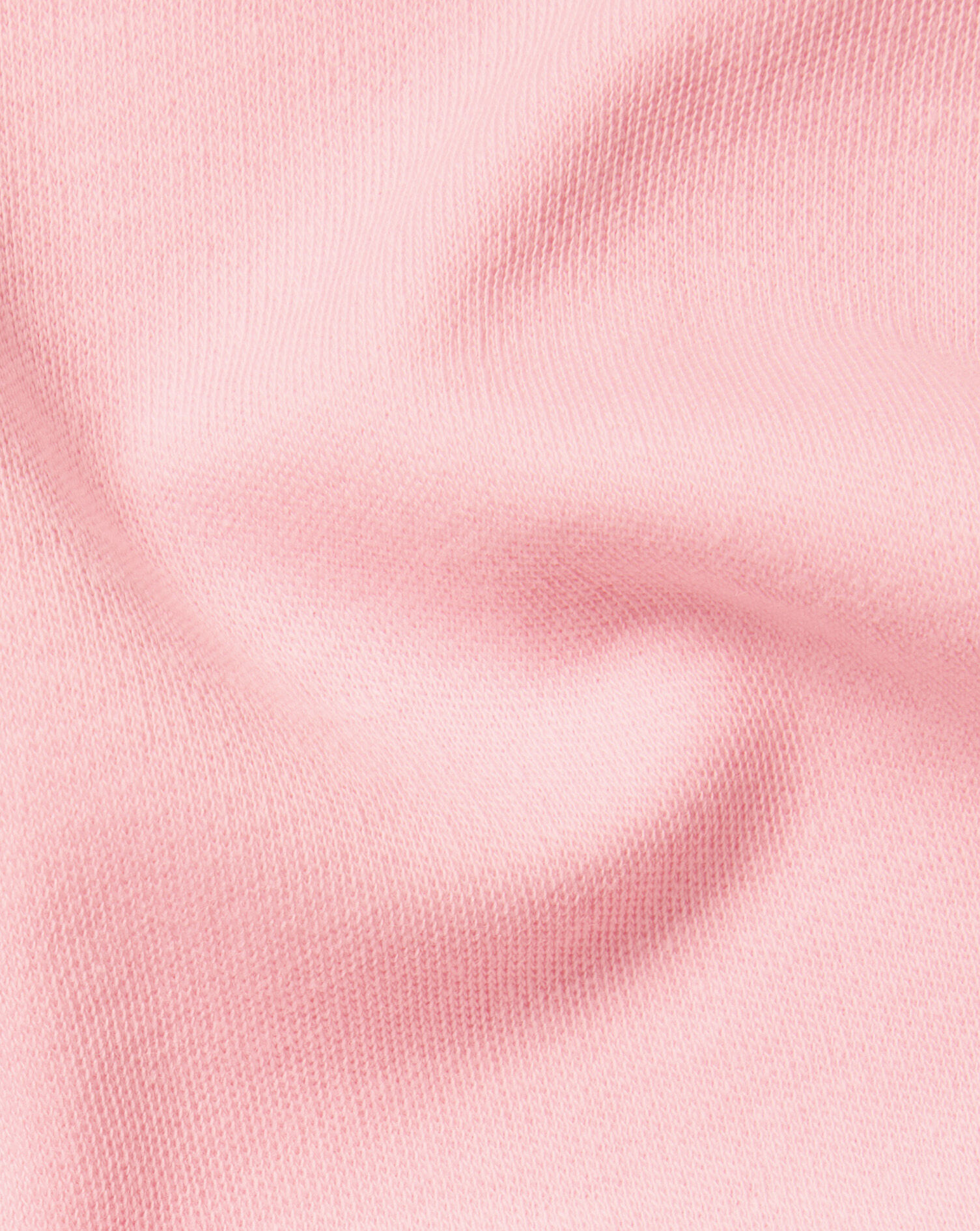 Combed Cotton Polo - Light Pink