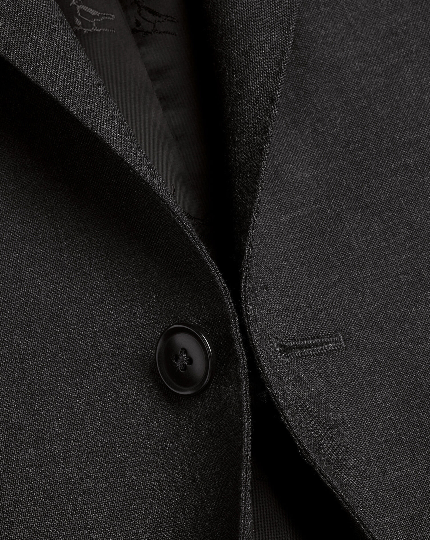 Italian Luxury Suit Jacket - Charcoal Gray