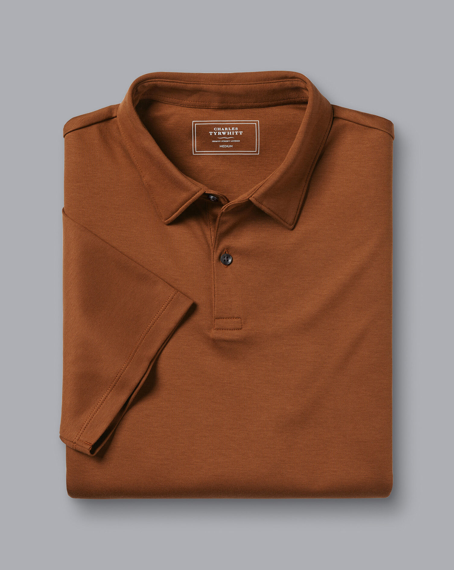 Smart Jersey Polo - Toffee