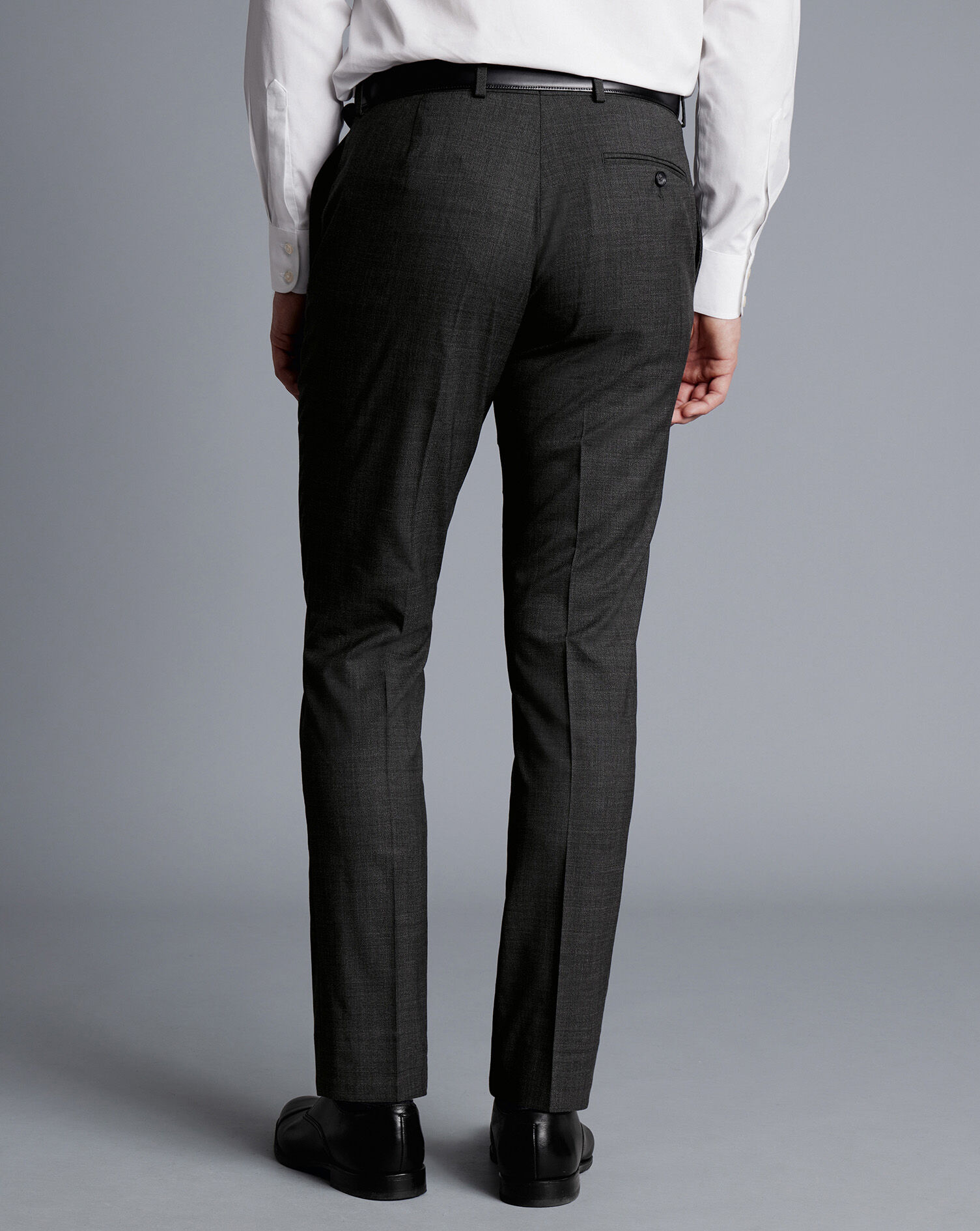 Texture Suit Pants - Grey