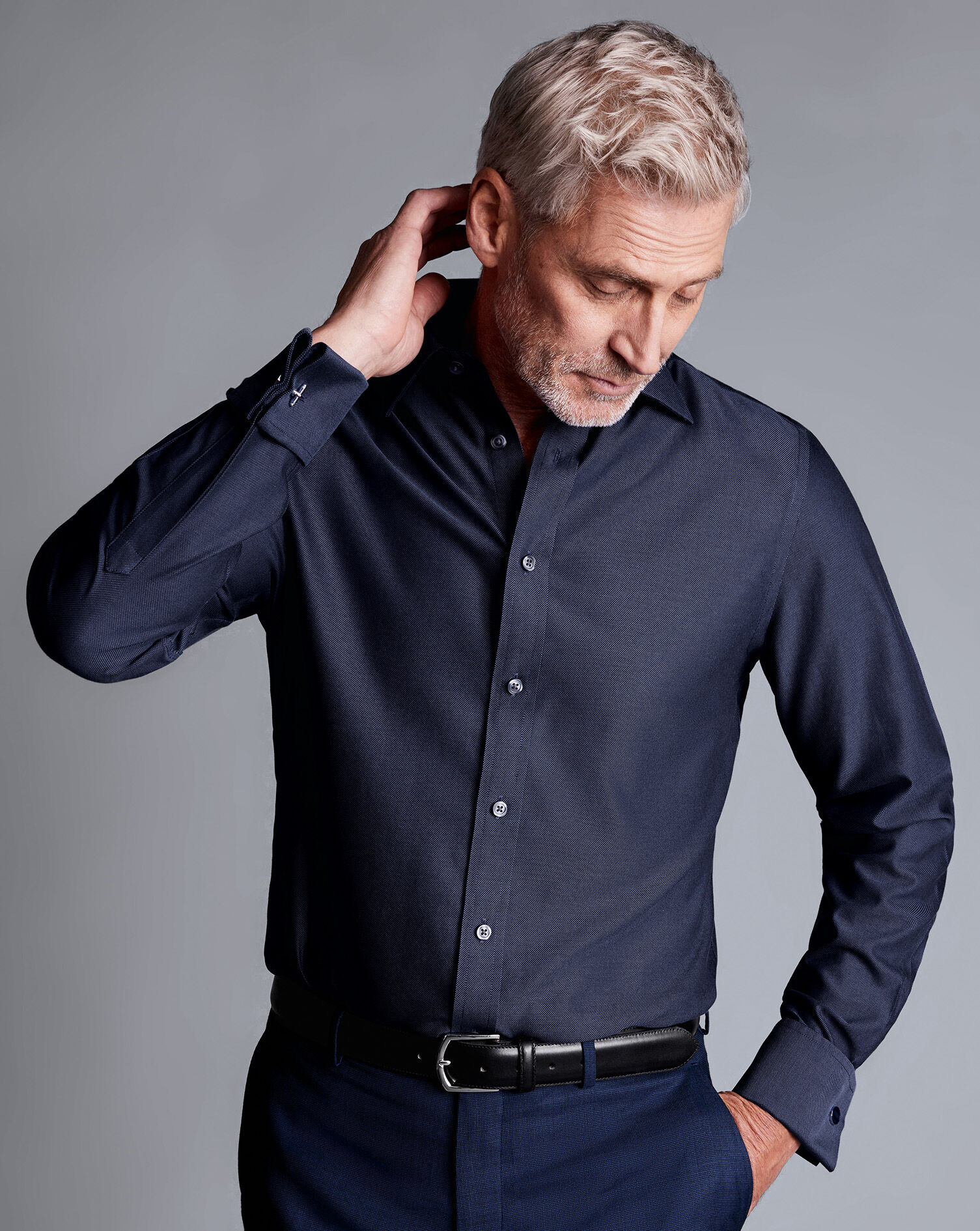 Non-Iron Royal Oxford Shirt - French Blue