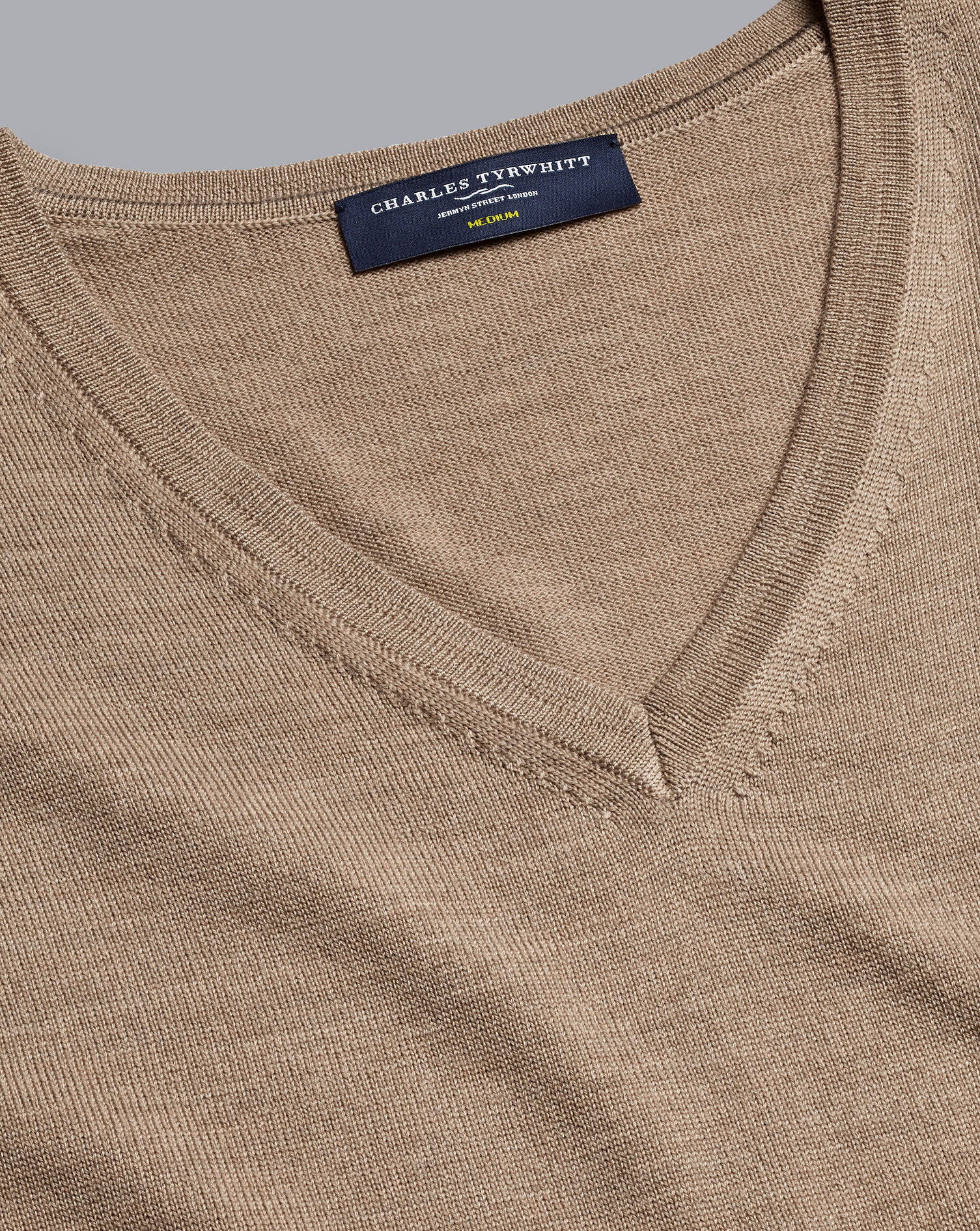 Merino V-Neck Sweater - Oatmeal