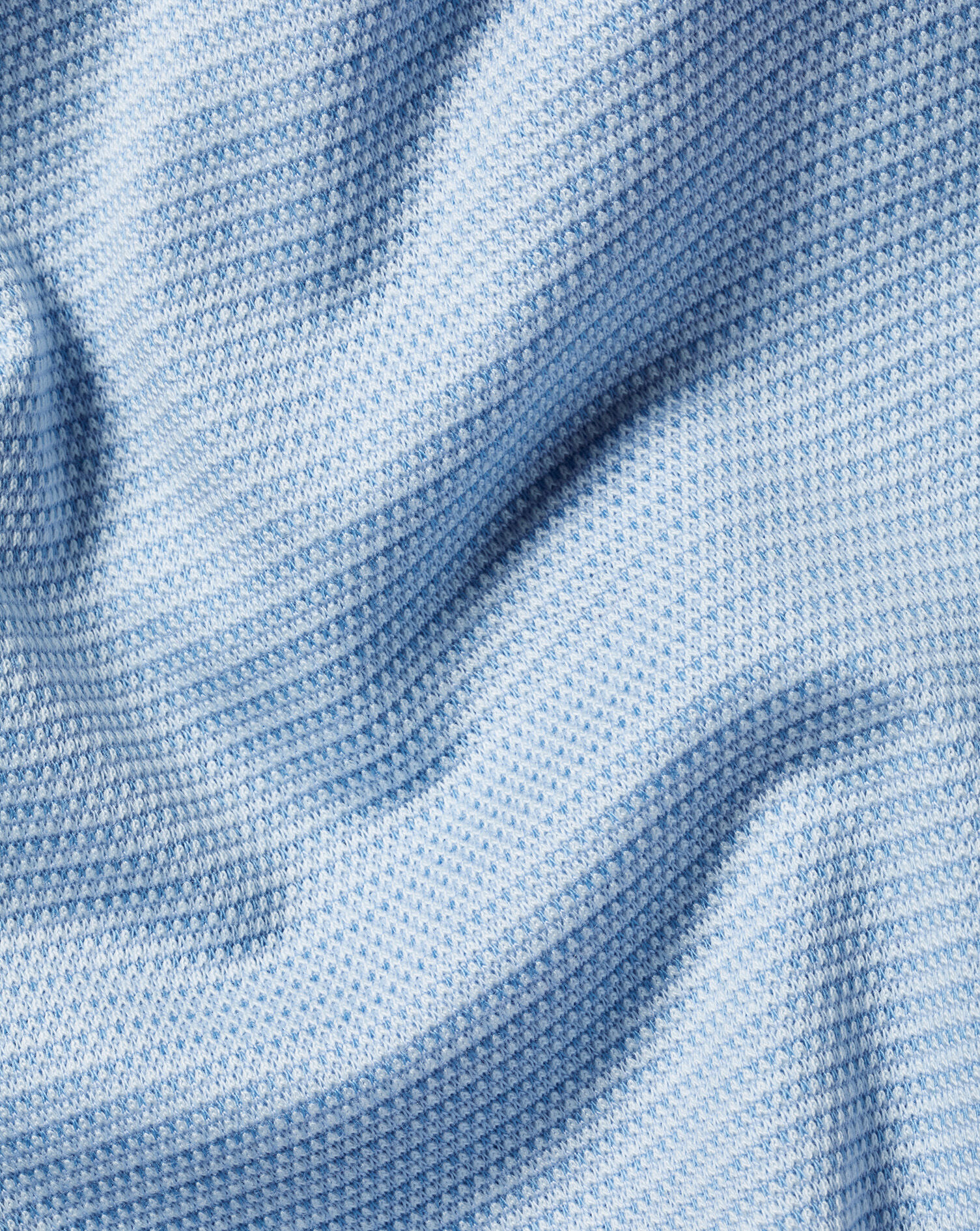 Jacquard Polo - Cornflower Blue