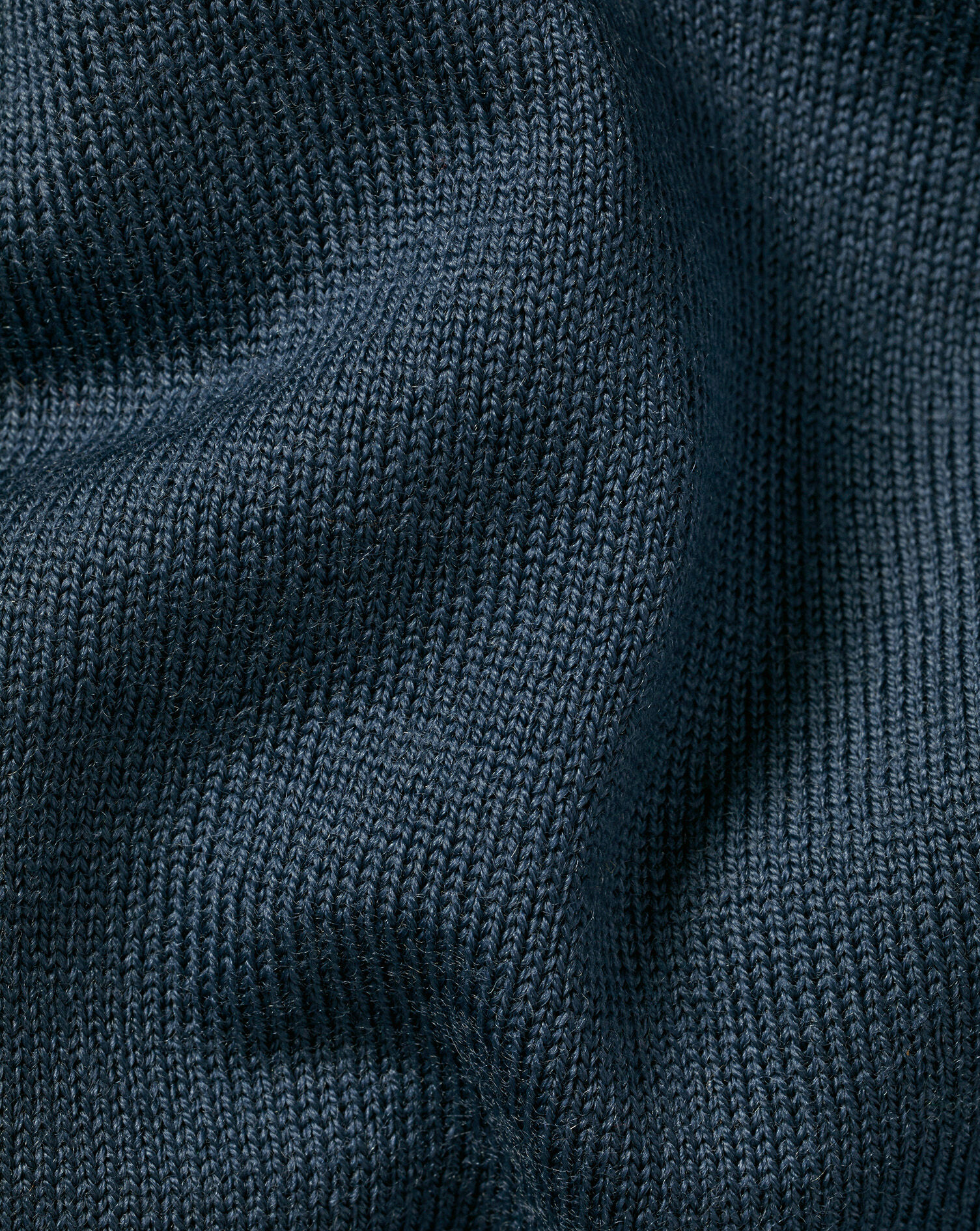 Merino V-Neck Sweater - Petrol Blue