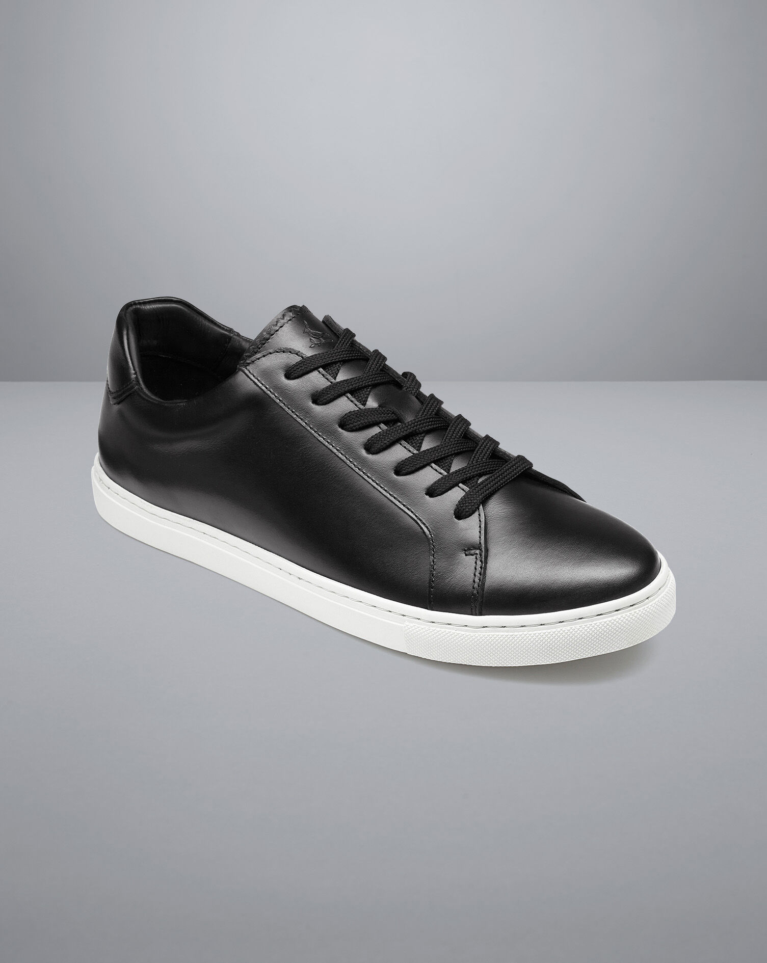 Leather Sneakers - Black