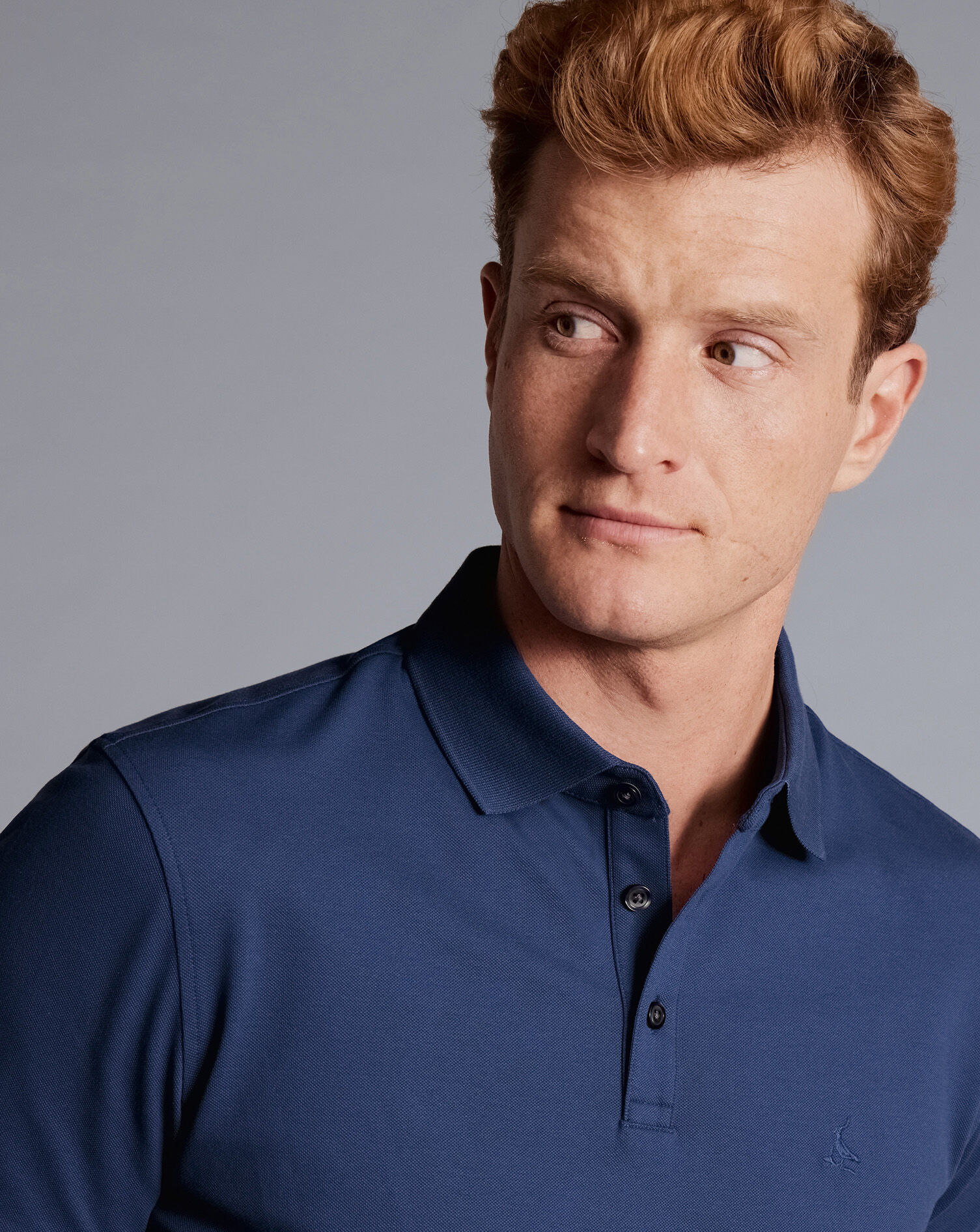 Tyrwhitt Pique Polo - Royal Blue