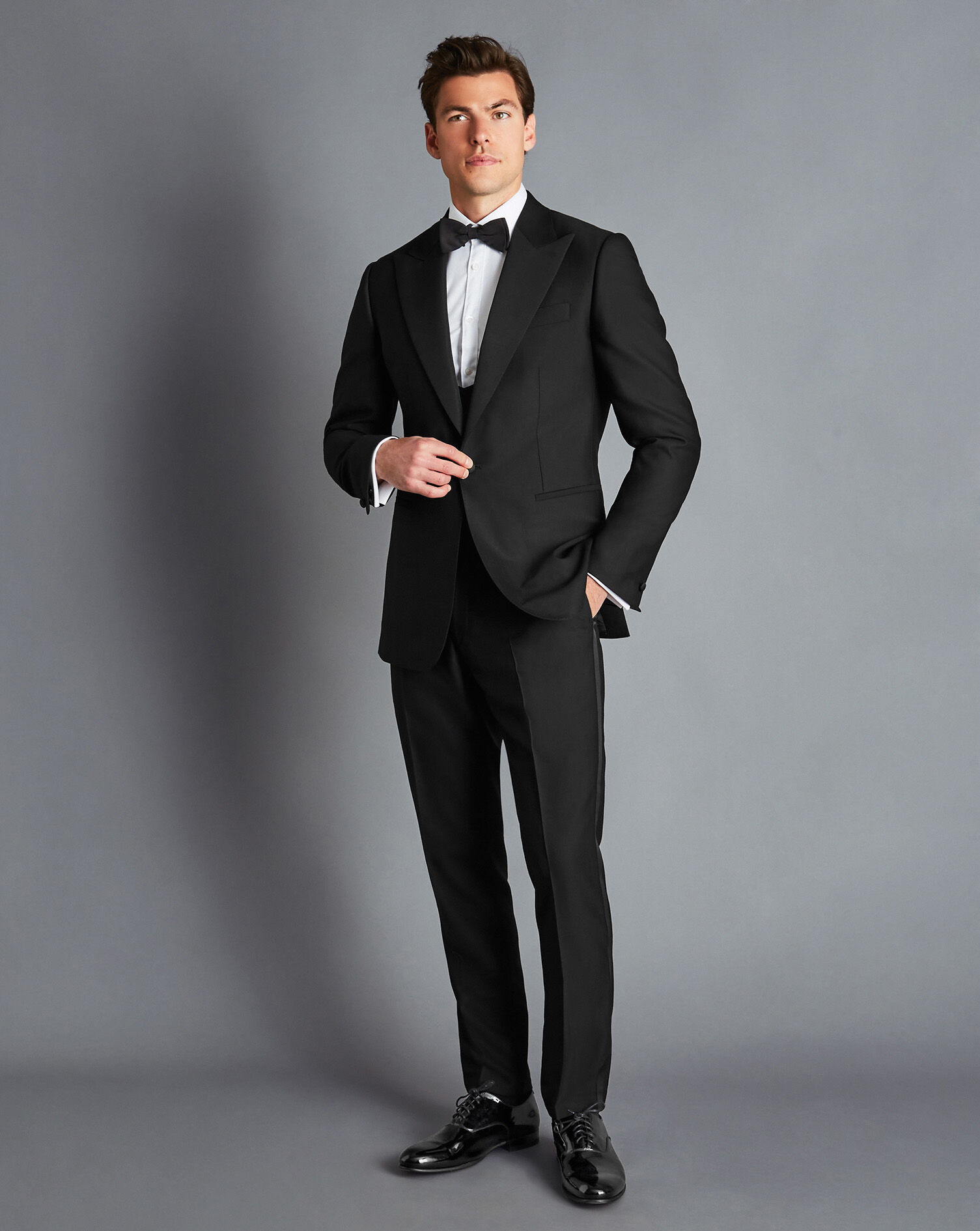 Peak Lapel Tuxedo - Black