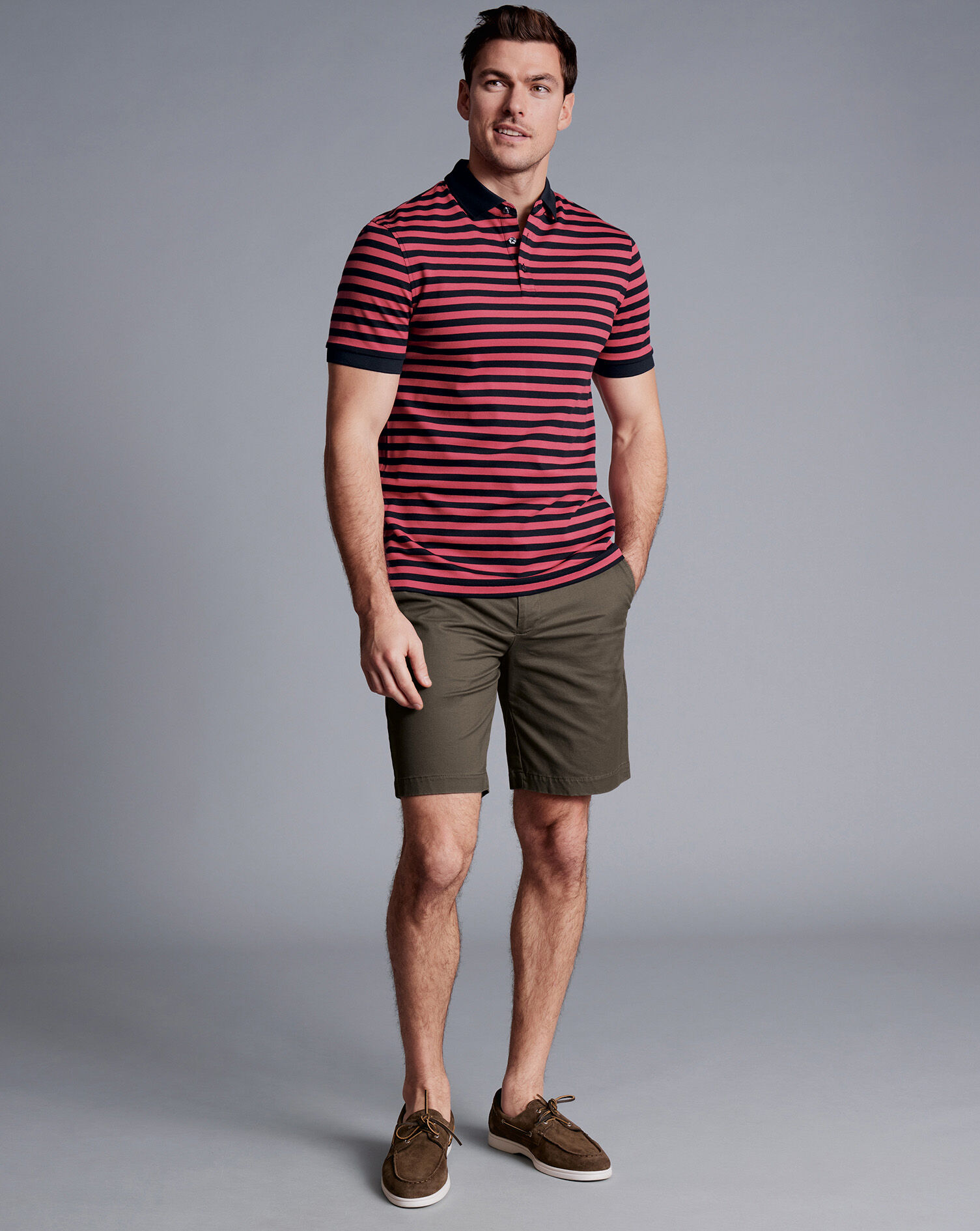 Cotton Shorts - Olive Green