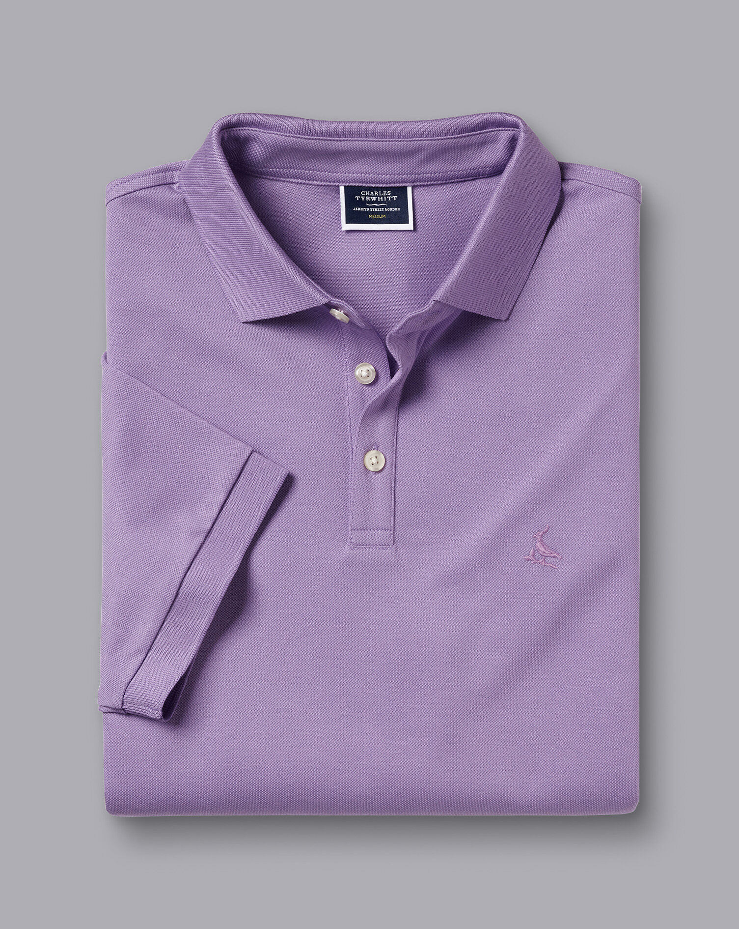 Tyrwhitt Pique Polo - Lilac Purple