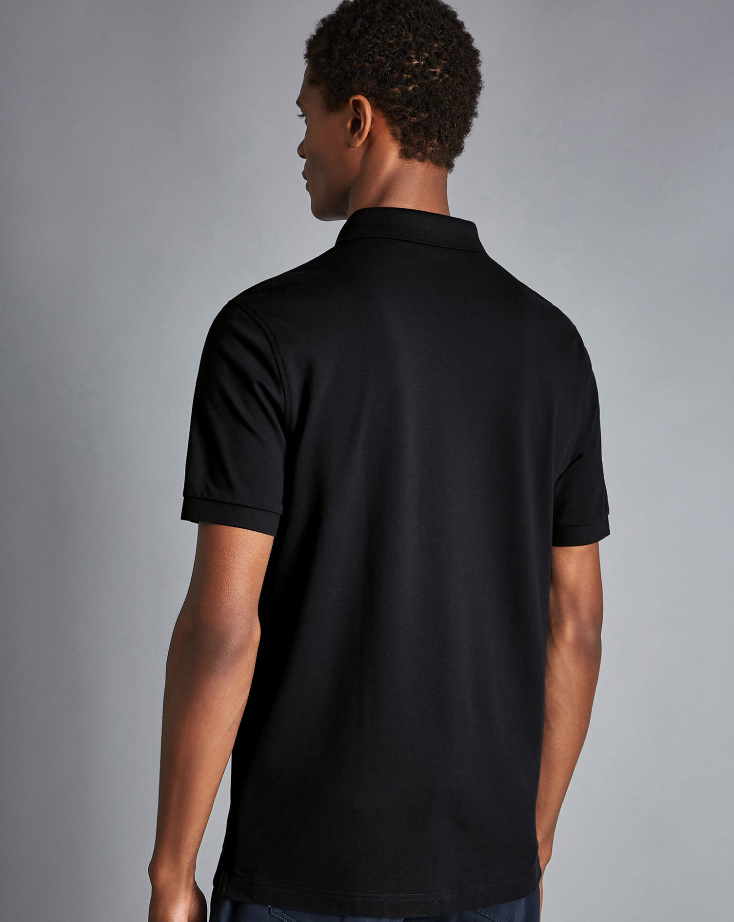 Tyrwhitt Pique Polo - Black