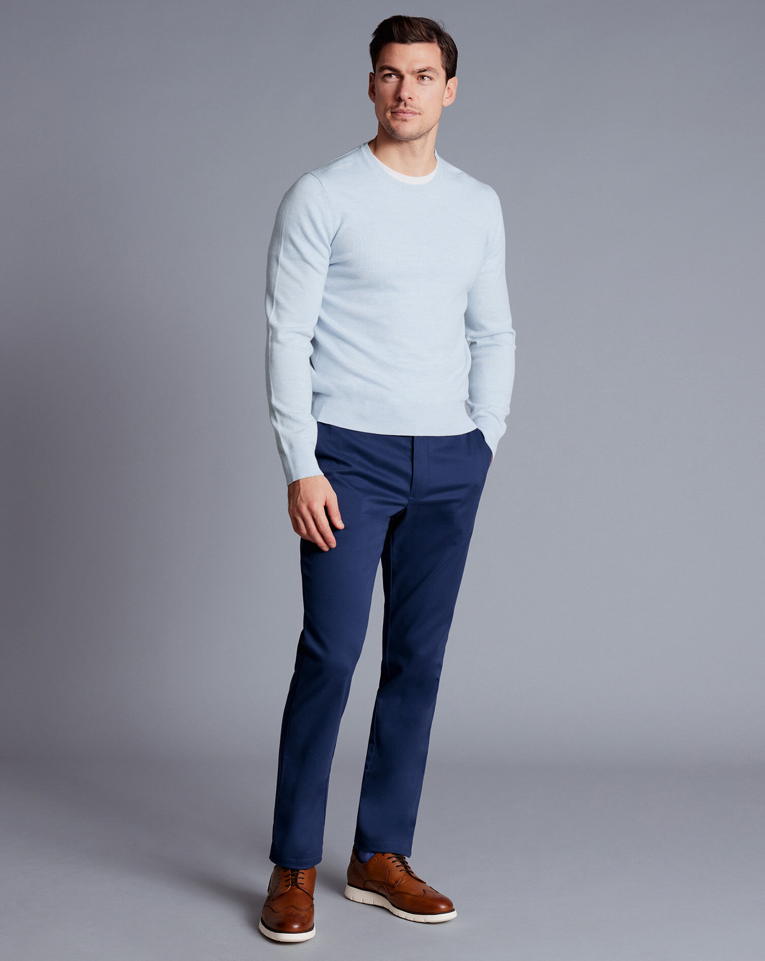 Ultimate Non-Iron Chinos - Royal Blue