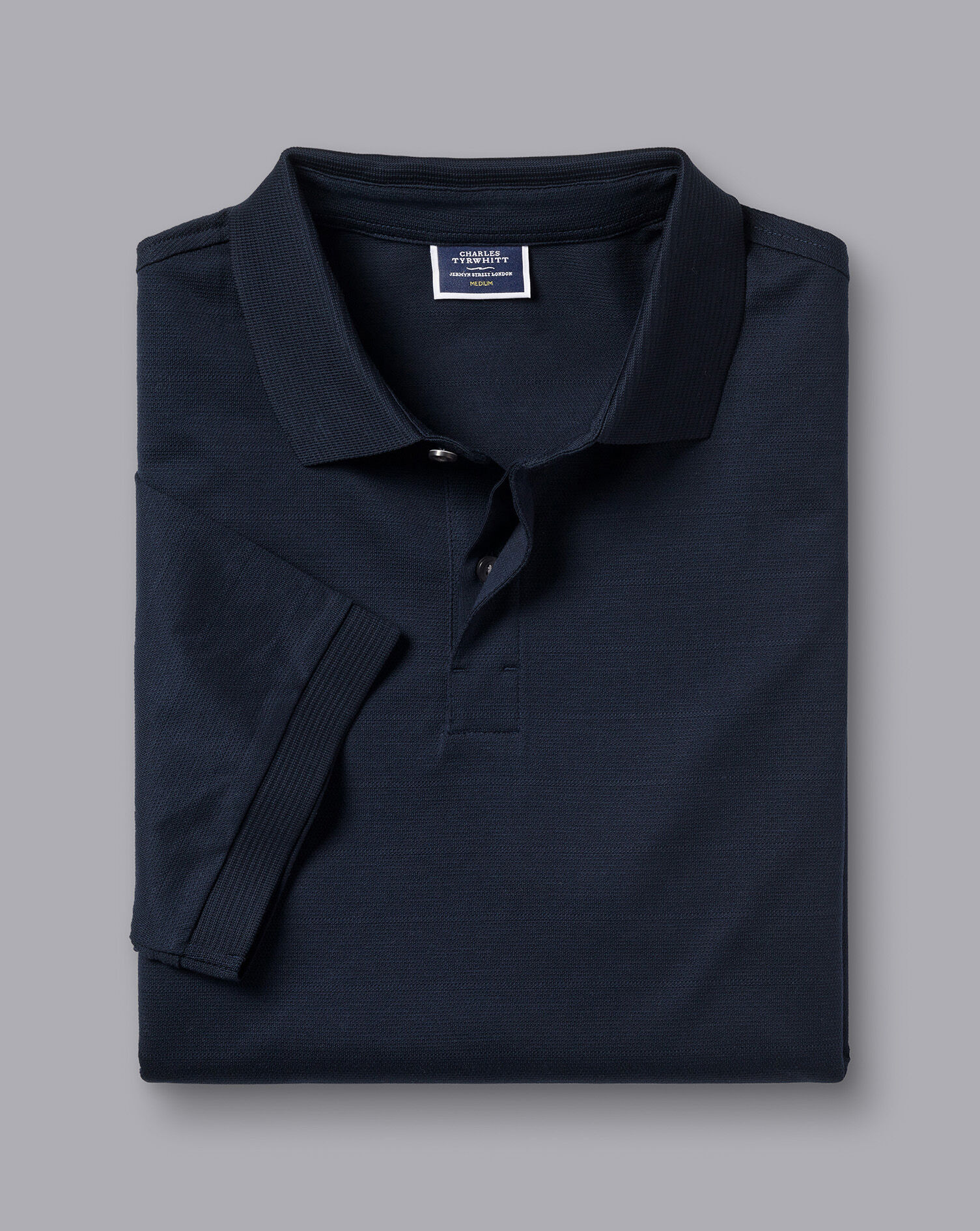 Tyrwhitt Cool Polo - Dark Navy