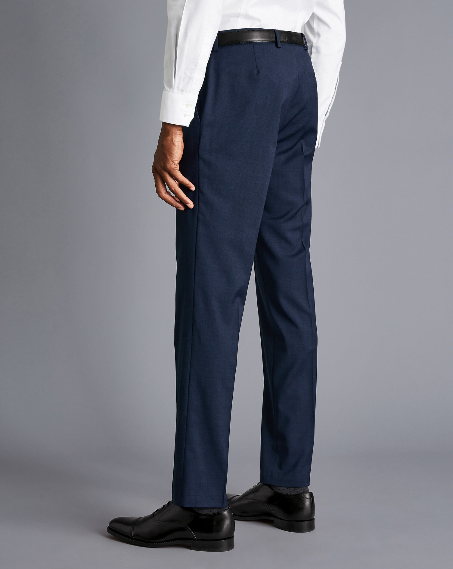 Pindot Travel Suit Pants - French Blue