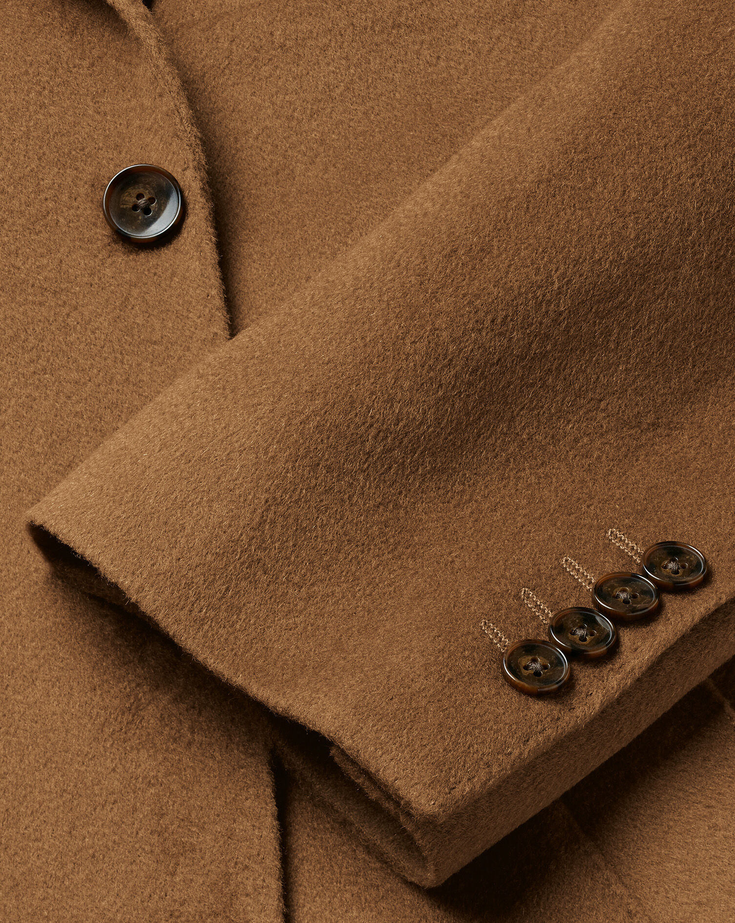 Wool Overcoat - Camel