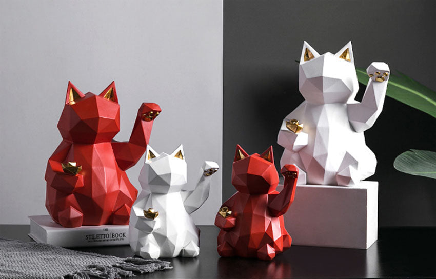 Geometric Lucky Cat