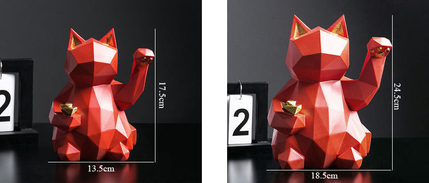 Geometric Lucky Cat