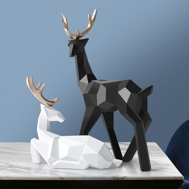 Geometric Deer (2pcs)