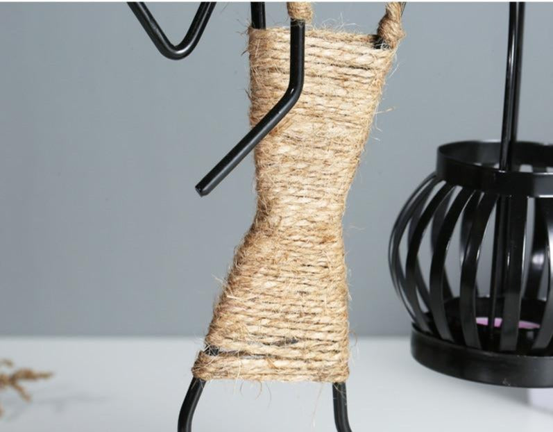 Metal Men Candleholder