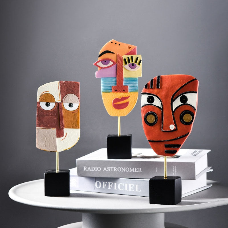 Abstract Fun Face Art