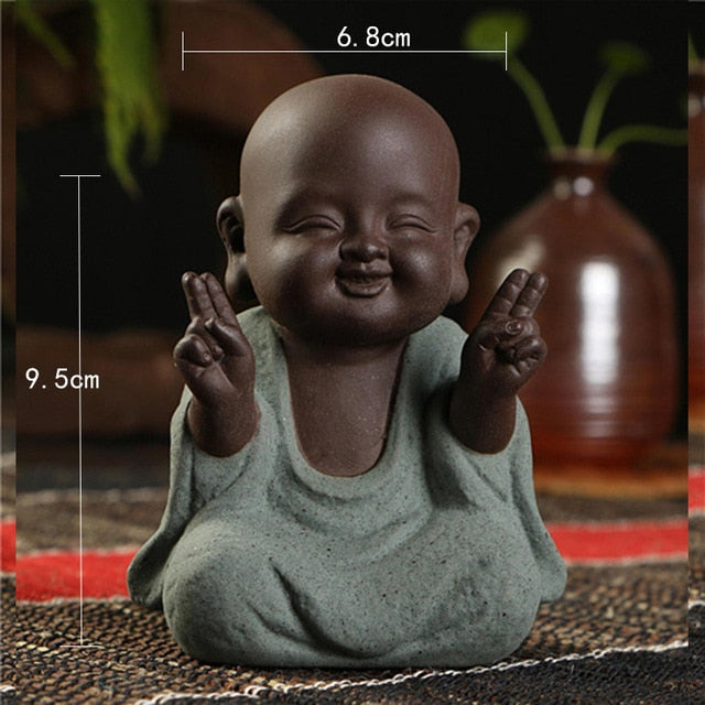 Ceramic Cute Buddha Statues