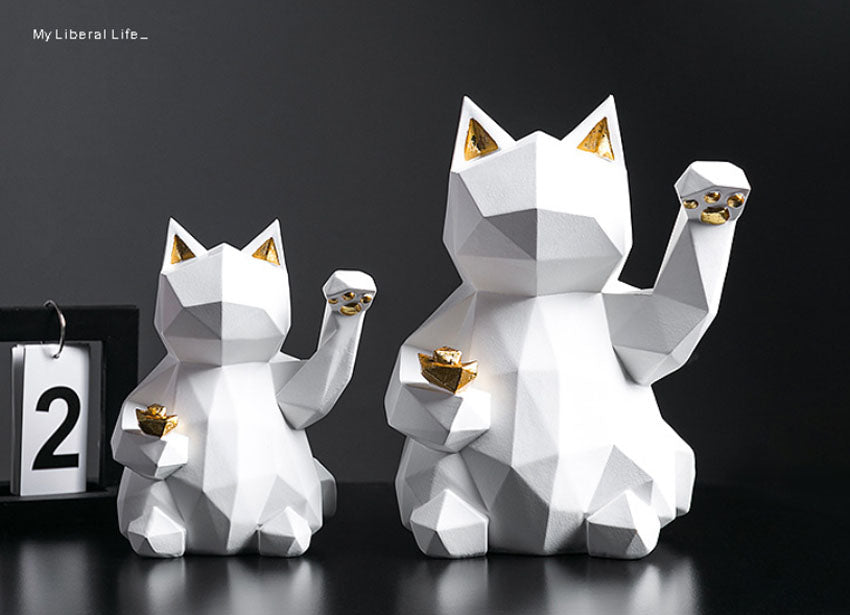 Geometric Lucky Cat