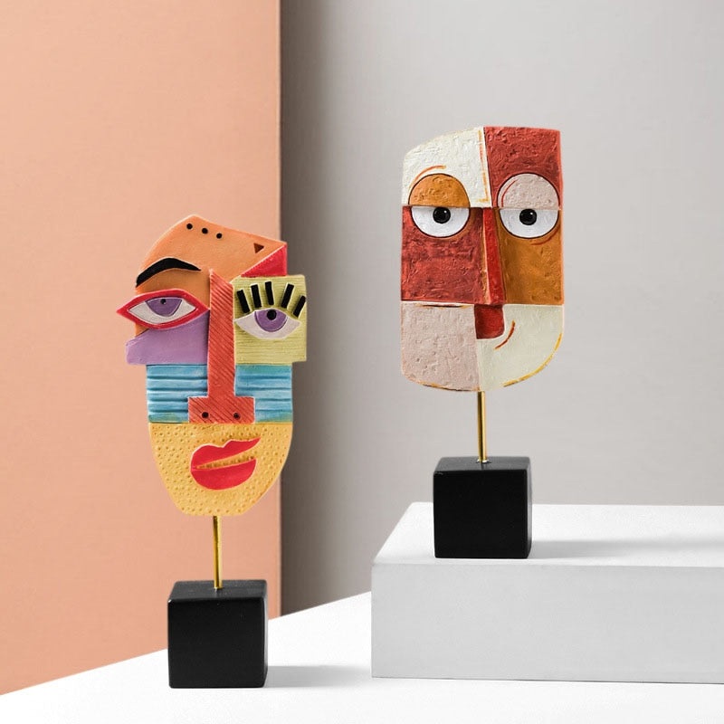 Abstract Fun Face Art