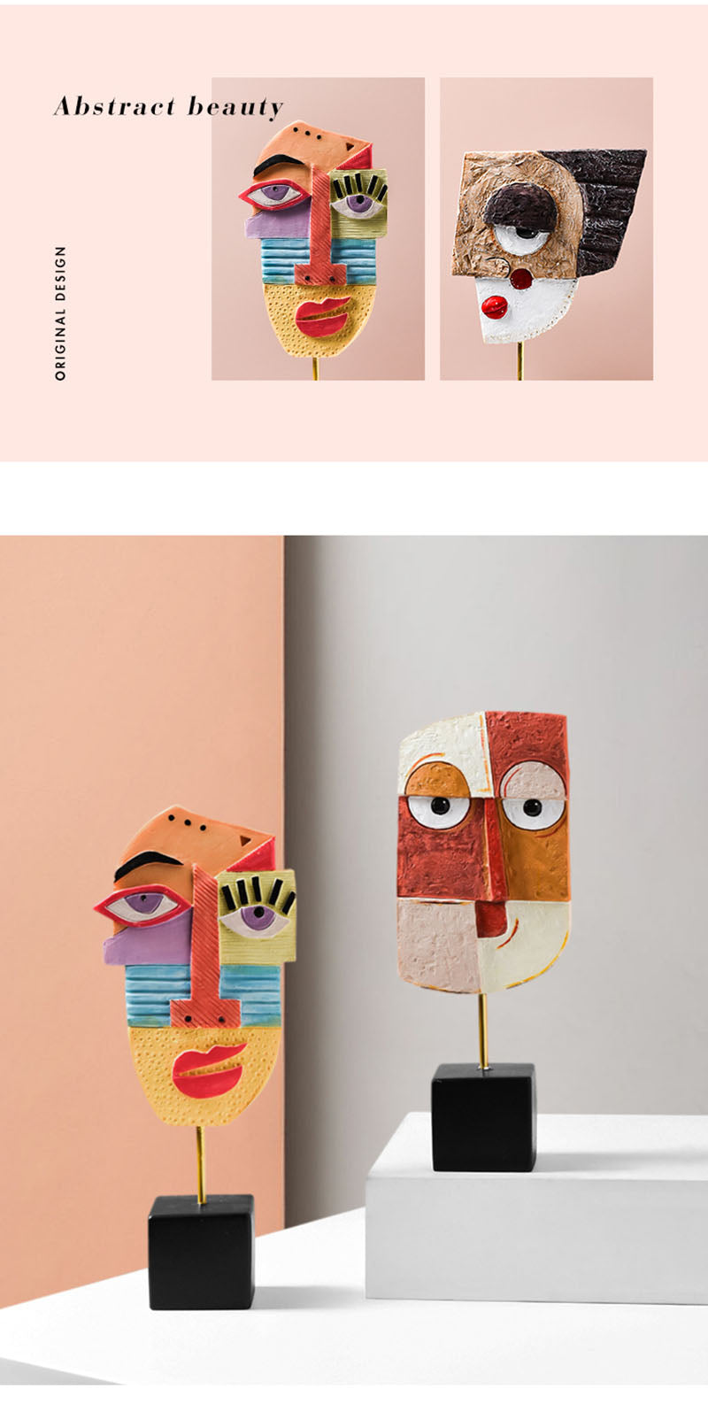 Abstract Fun Face Art