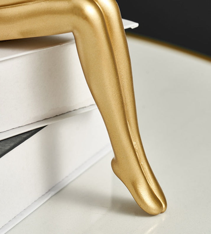 Golden Abstract Sitting