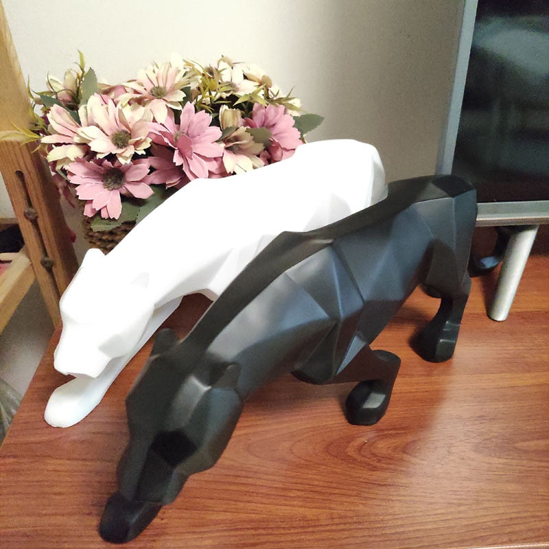 Abstract Geometric Panther