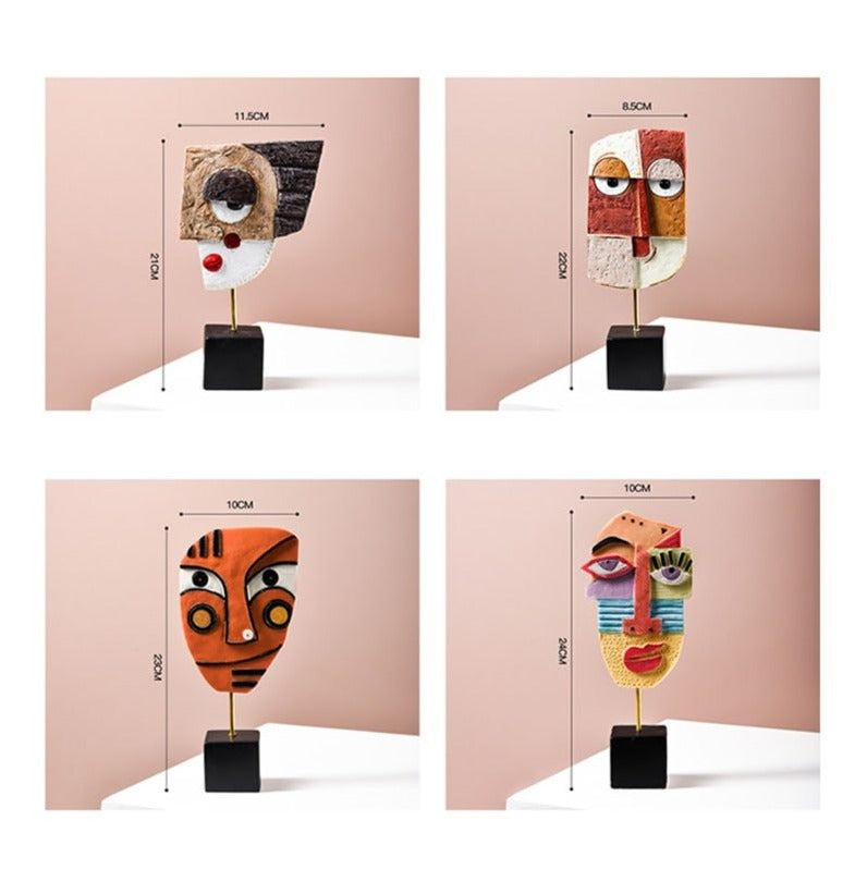 Abstract Fun Face Art