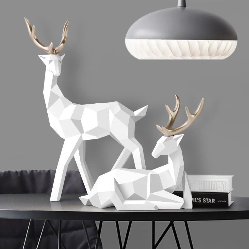 Geometric Deer (2pcs)
