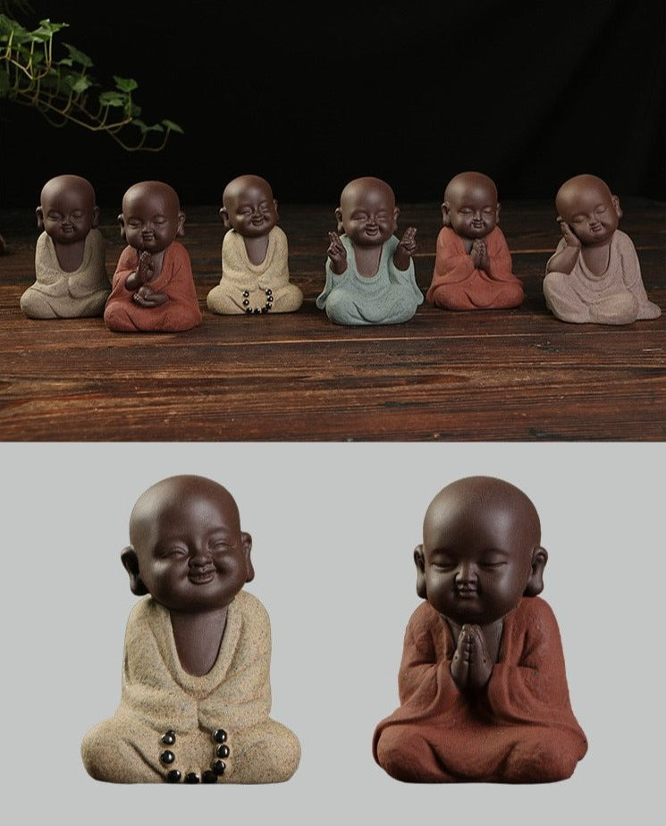 Ceramic Cute Buddha Statues