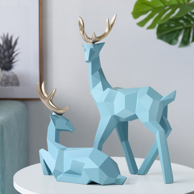 Geometric Deer (2pcs)