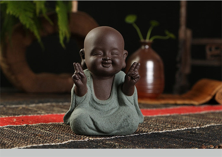 Ceramic Cute Buddha Statues