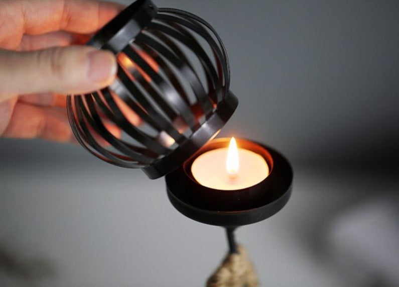 Metal Men Candleholder