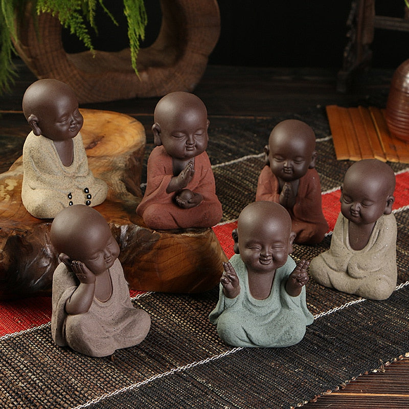Ceramic Cute Buddha Statues