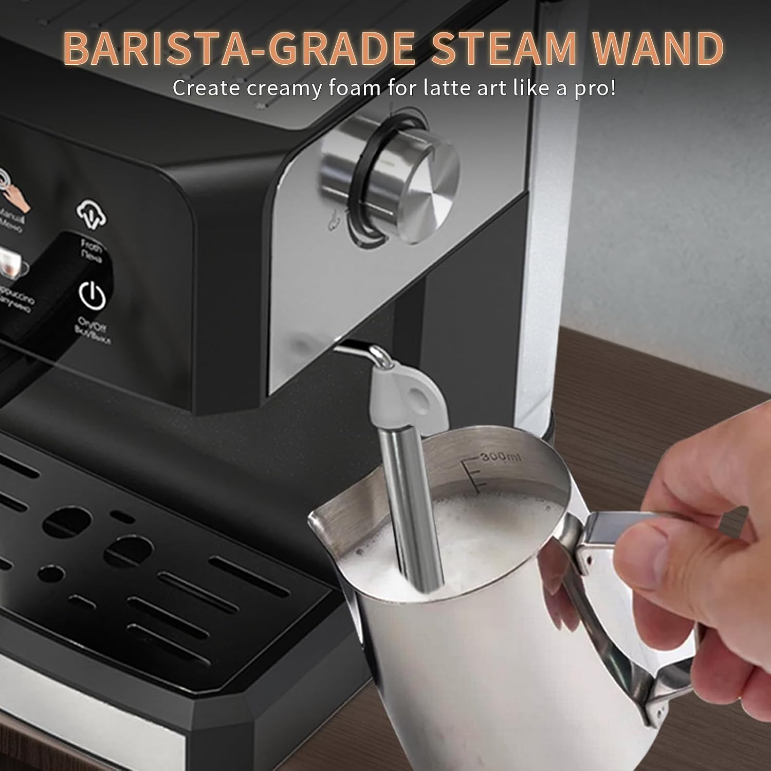 Espresso Machine with Expresso Coffee Machines with Water Tank Coffee Maker for Cold Brew Latte