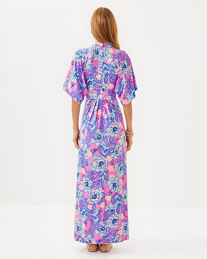 Wisteria V-Neck Maxi Dress